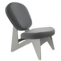 Кресло - Cмарт N Силуэт (Lunar Grey, серый ясень)